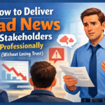 How to Deliver Bad News to Stakeholders Professionally